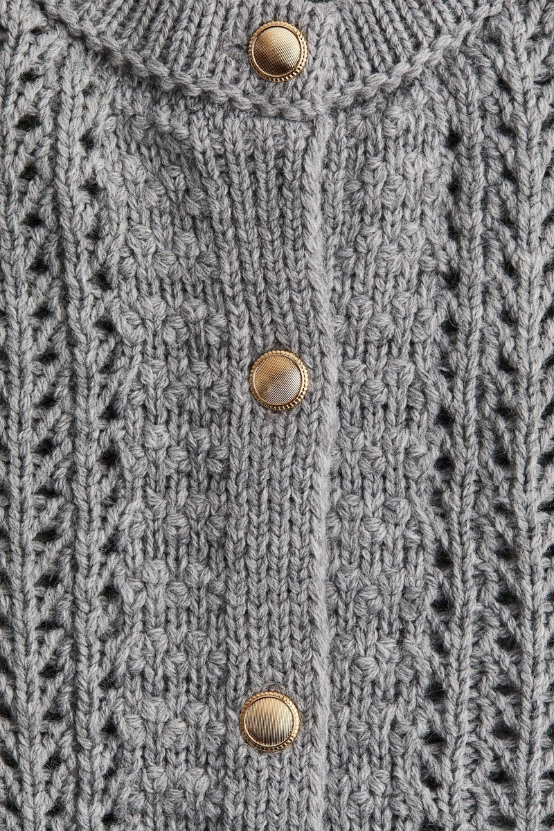 H&M Pointelle-Knit Cardigan